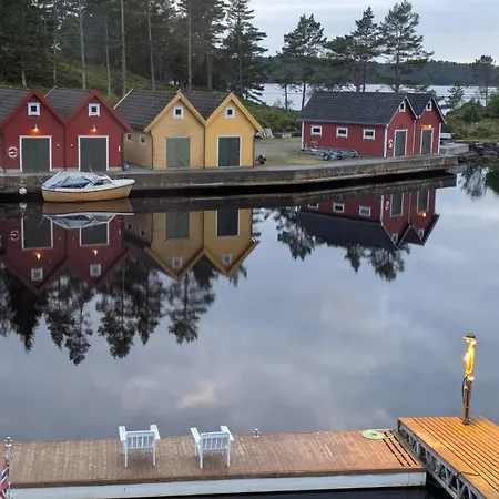 Boat Included, Waterfront Villa, Near Bergen Lindås
