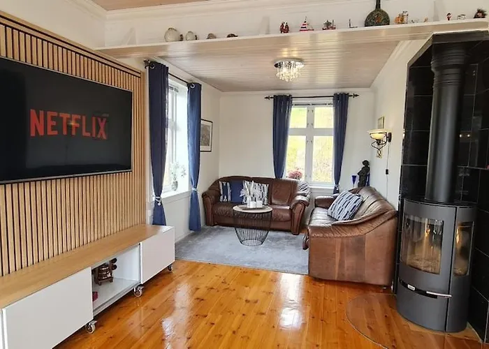 Waterfront Boat Included, Near Bergen Σπίτι διακοπών *